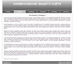 Сайт-визитка с горизонтальным меню (серый)