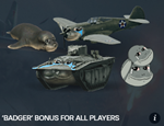 Набор бонусов War Thunder - The Russian Badger