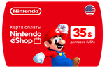 ⭐35$ US Nintendo eShop Gift Card (USA)  [Без комиссии]