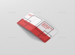 Square Bi-Fold Brochure Mock-Up - Round Corner - изображение № 3