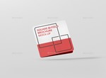 Square Bi-Fold Brochure Mock-Up - Round Corner - изображение № 4