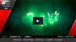 After Effects Template | Neon Energy Glass Light Logo