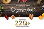 Organic Food Mockup & Hero Images Scene Generator