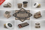 VOL.8 Food Box Packaging Mock Ups