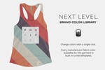 Next Level 1533 Racerback Tank-Top Mockups - изображение № 5