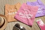 Crew Neck T-shirt Mock-up Female Version
