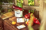 Organic Food Photo Mockup / Vegetables