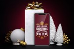 Christmas gift pack mockup