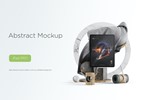 Abstract Mockup IPad Pro Max vol.05