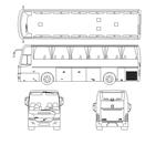 Чертеж автобуса фирмы VOLVO