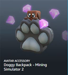 Ключ Roblox: Doggy Backpack - Mining Simulator 2 
