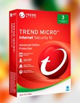 Trend Micro Internet Security 1 год 3 ПК Global
