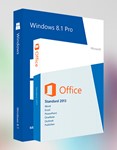 Windows 8.1 Pro  + Office 2013 Standard 1 PC