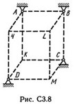 Решение С3-84 (Рисунок С3.8 условие 4 С.М. Тарг 1989 г)