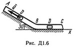Решение Д1-69 (Рисунок Д1.6 условие 9 С.М. Тарг 1989 г)