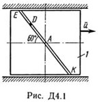 Решение Д4-12 (Рисунок Д4.1 условие 2 С.М. Тарг 1989 г)