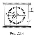 Решение Д4-47 (Рисунок Д4.4 условие 7 С.М. Тарг 1989 г)