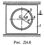 Решение Д4-67 (Рисунок Д4.6 условие 7 С.М. Тарг 1989 г)