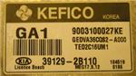 KIA Cee`d 1.6L ME17.9.11(12) GEDVA36CQS2-A000 ECG403E01