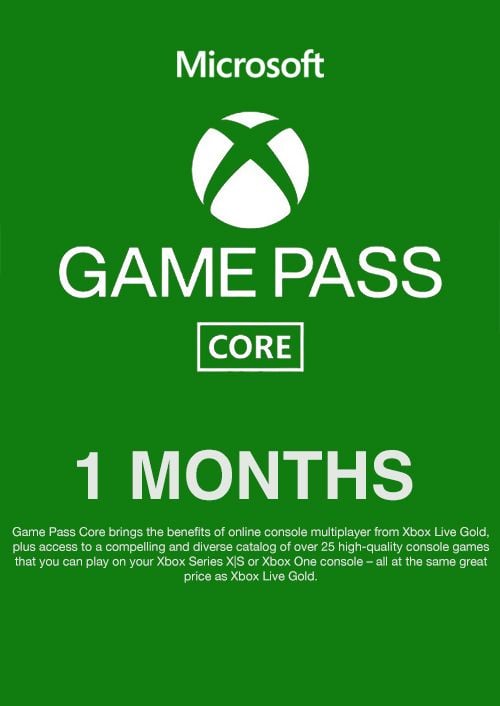 Xbox Game Pass Core 1 month KEY Global