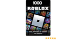 Roblox Gift Card 1000 ROBUX Все страны