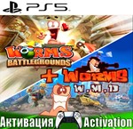 Worms Battlegrounds+Worms WMD (PS5/RUS) Активация