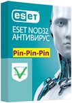Nod32 eset antivirus 1PC лицензия 15.03.2025