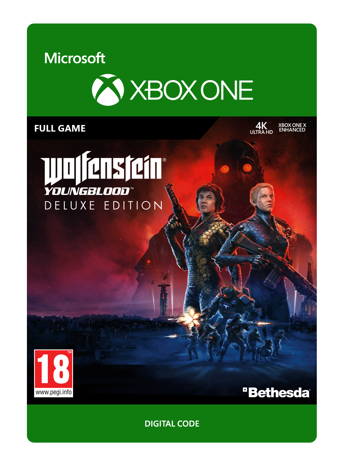 ✅❤️WOLFENSTEIN: YOUNGBLOOD DELUXE EDITION❤️XBOX🔑КЛЮЧ✅