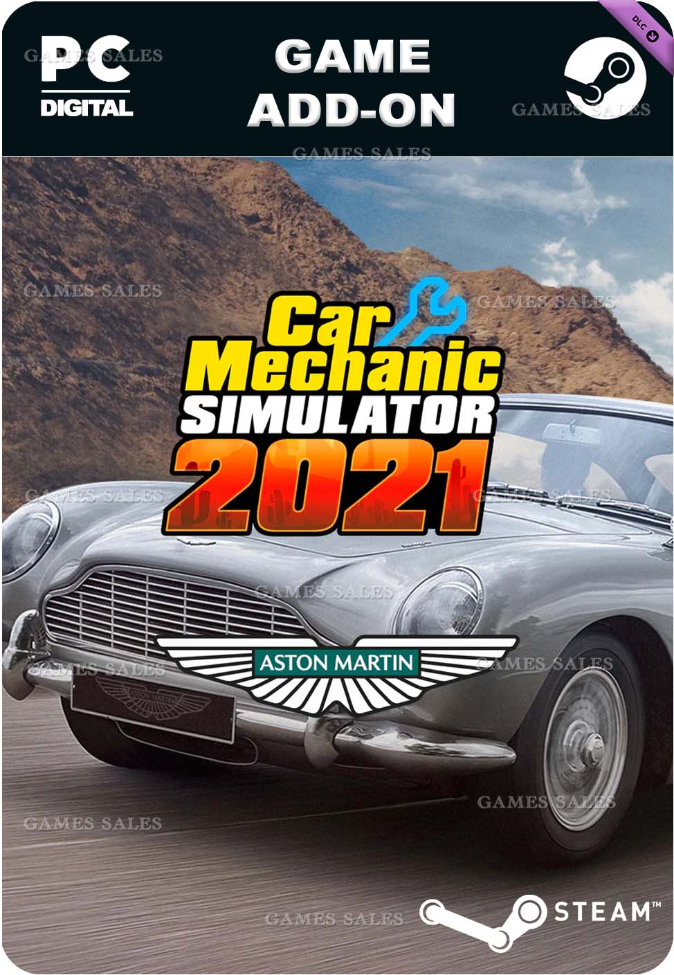 ✅💙CAR MECHANIC SIMULATOR 2021 ASTON MARTIN DLC💙STEAM