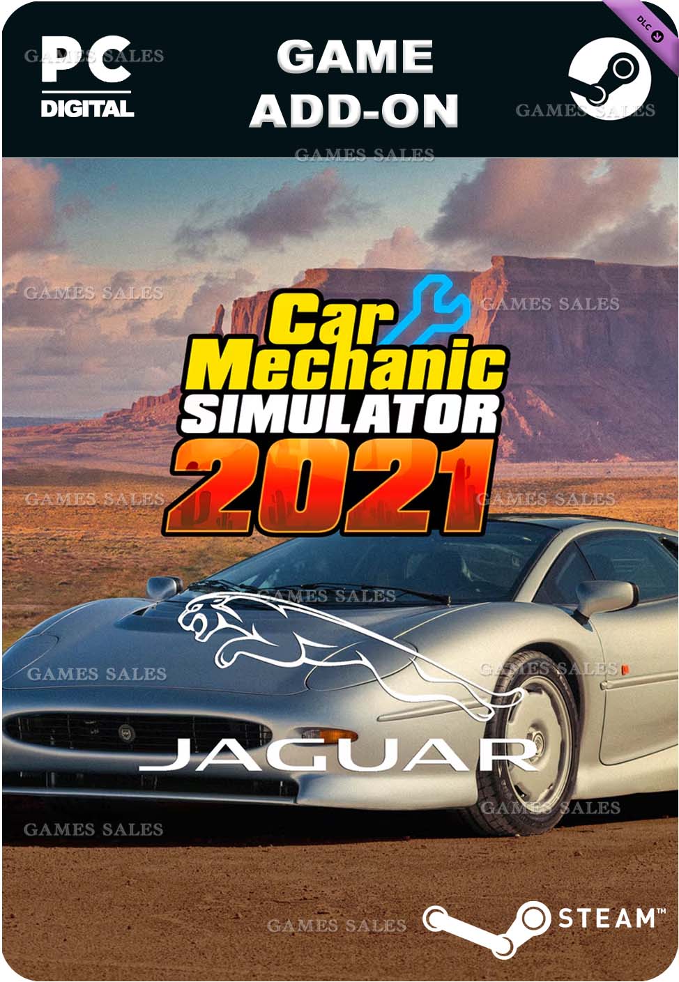 ✅💙CAR MECHANIC SIMULATOR 2021 - JAGUAR DLC💙STEAM GIFT