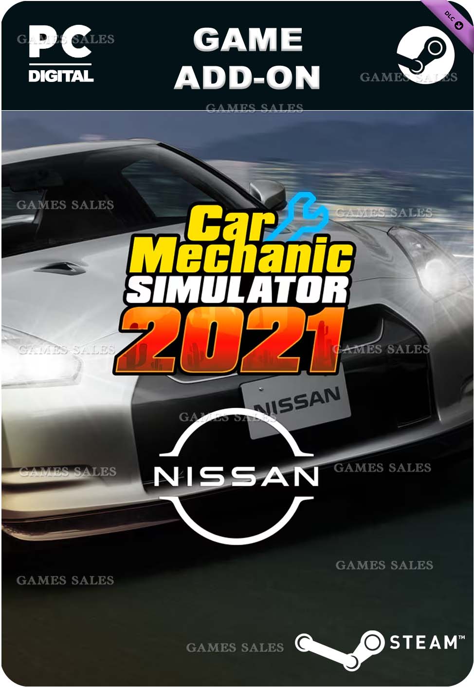 ✅💙CAR MECHANIC SIMULATOR 2021 - NISSAN DLC💙STEAM GIFT