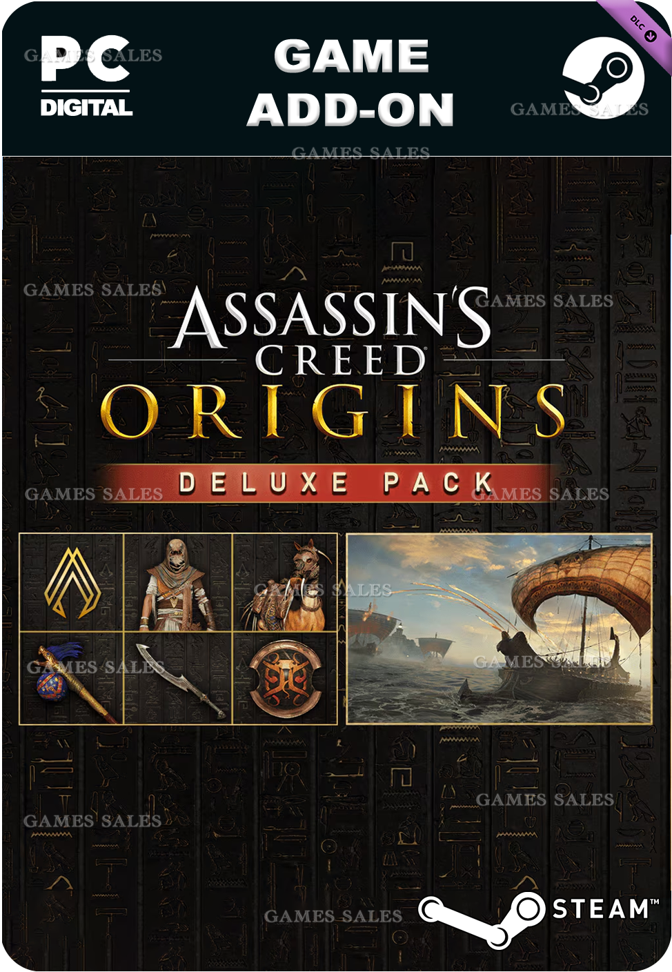 ✅💙ASSASSIN'S CREED® ORIGINS - DELUXE PACK💙STEAM GIFT