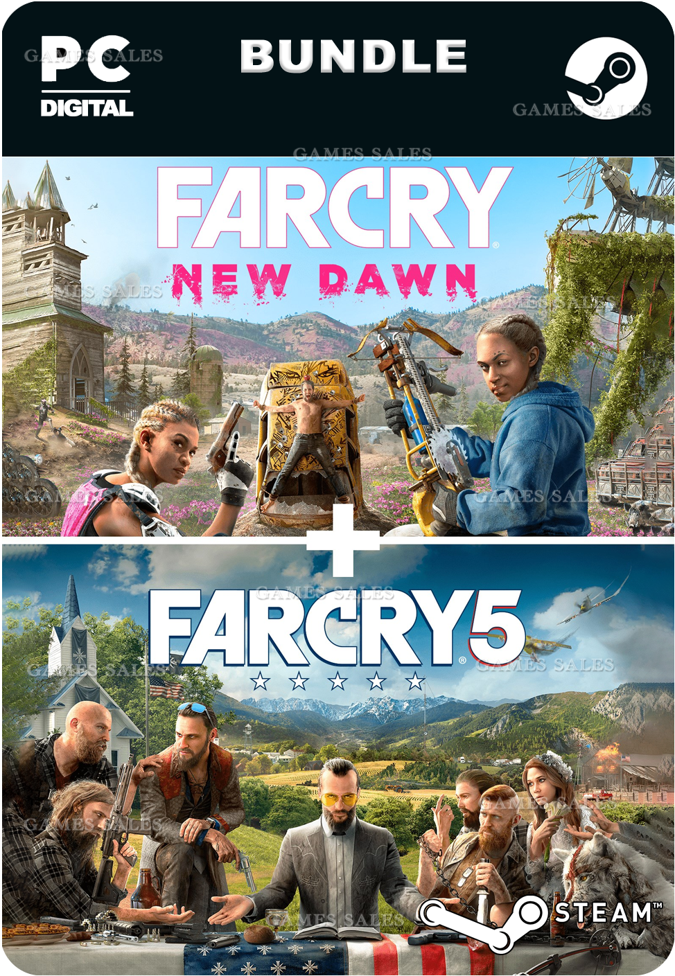 ✅💙FAR CRY 5 + FAR CRY NEW DAWN DELUXE EDITION BUNDLE