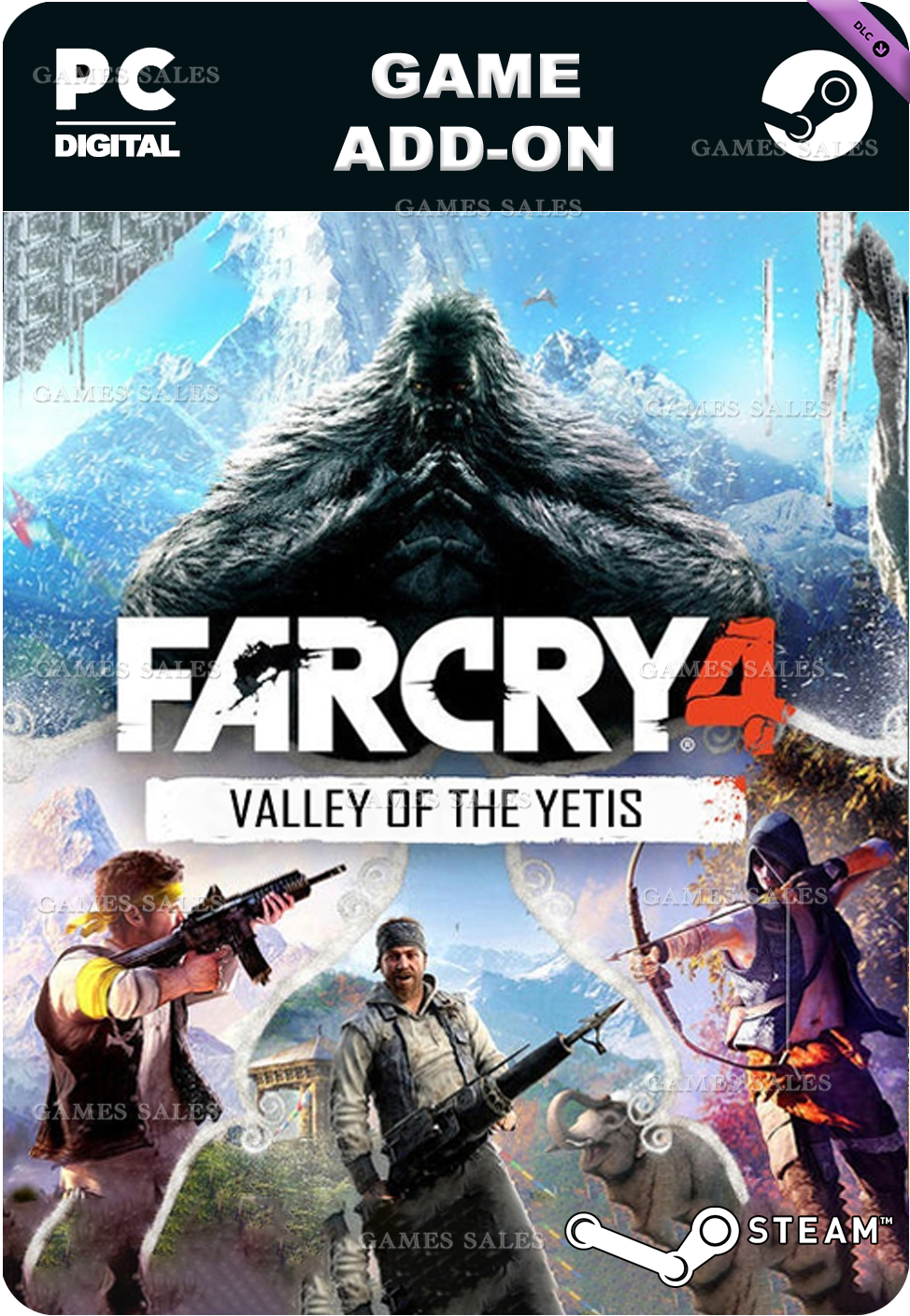 ✅💙FAR CRY® 4 VALLEY OF THE YETIS💙STEAM GIFT🤖АВТО