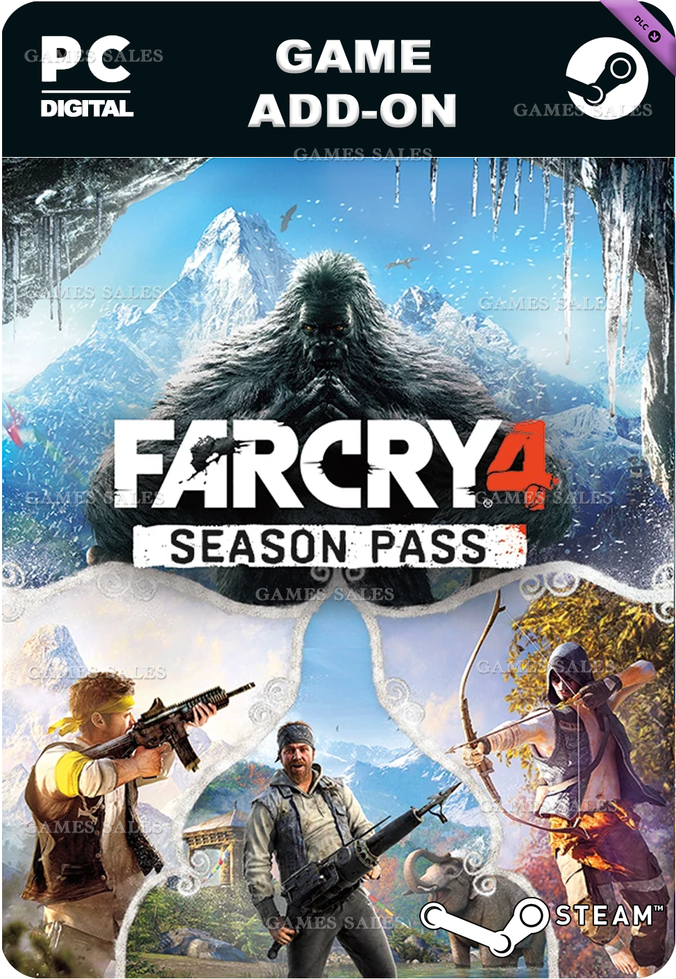 ✅💙FAR CRY® 4 SEASON PASS💙STEAM GIFT🤖АВТОДОСТАВКА🤖