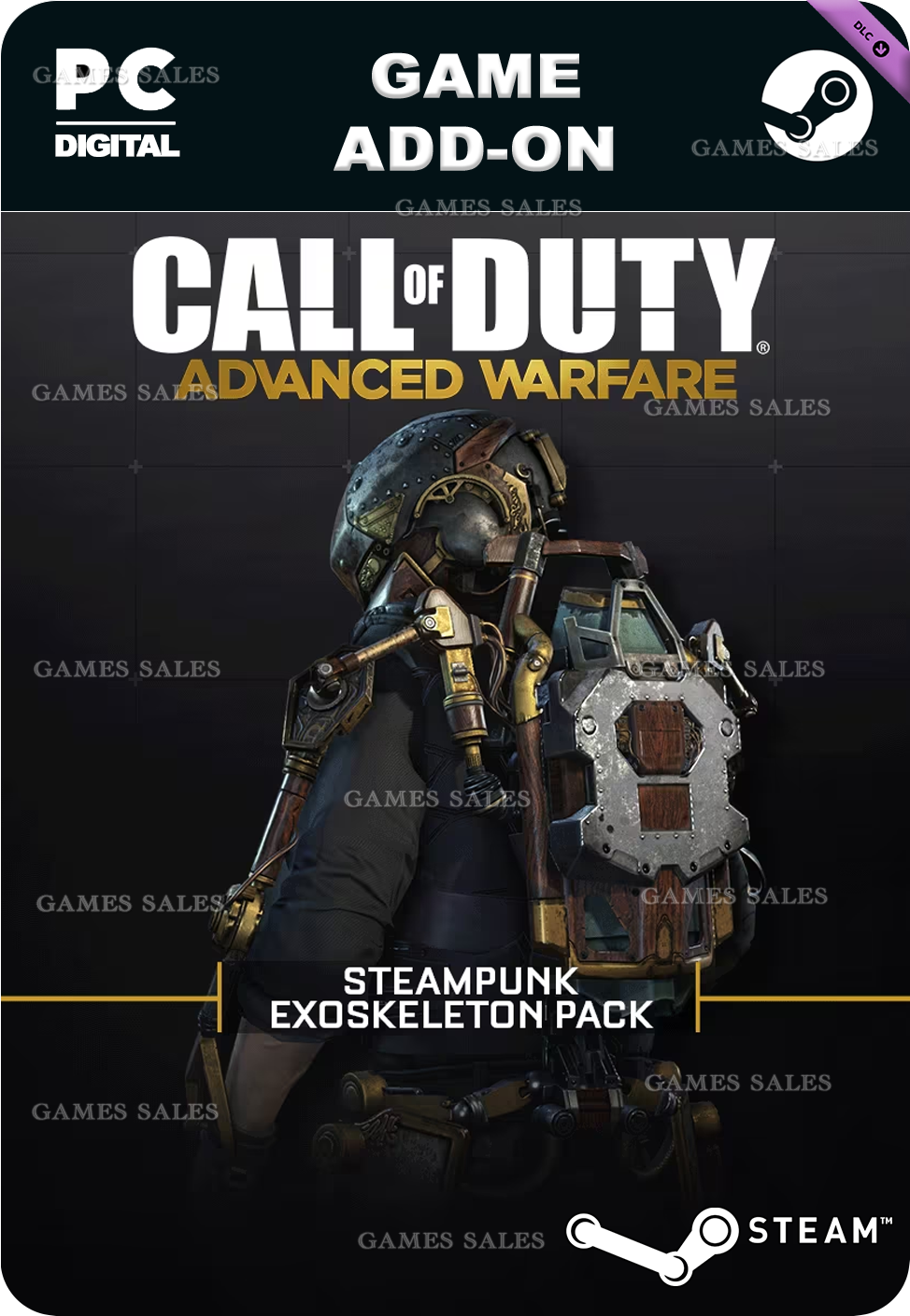 ✅💙CALL OF DUTY: ADVANCED WARFARE STEAMPUNK EXOSKELETON