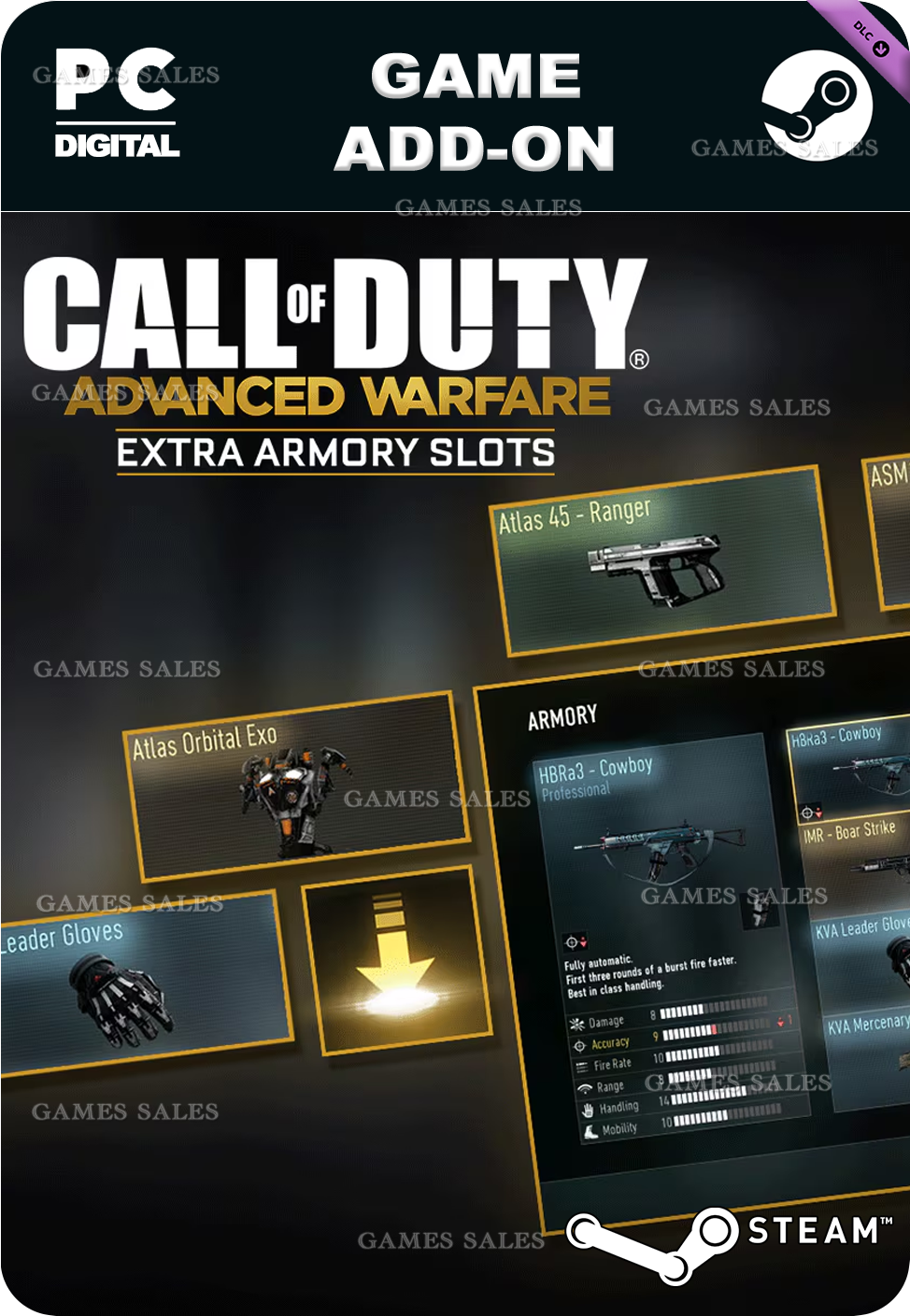 ✅💙CALL OF DUTY ADVANCED WARFARE - EXTRA ARMORY SLOTS 4