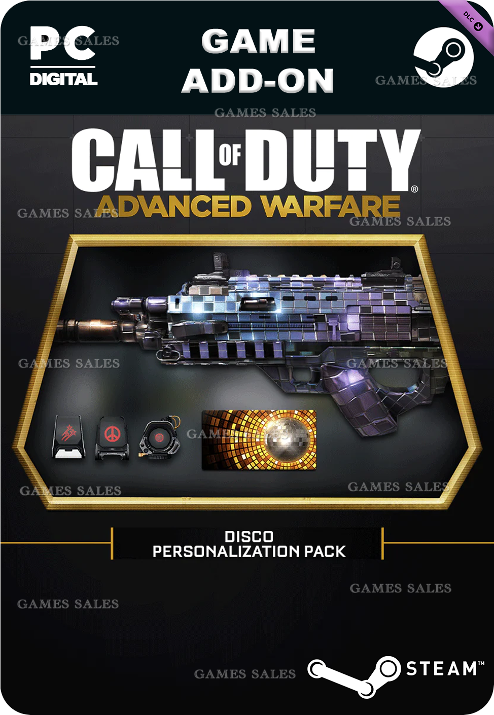 ✅💙COD: ADVANCED WARFARE - DISCO PERSONALIZATION PACK