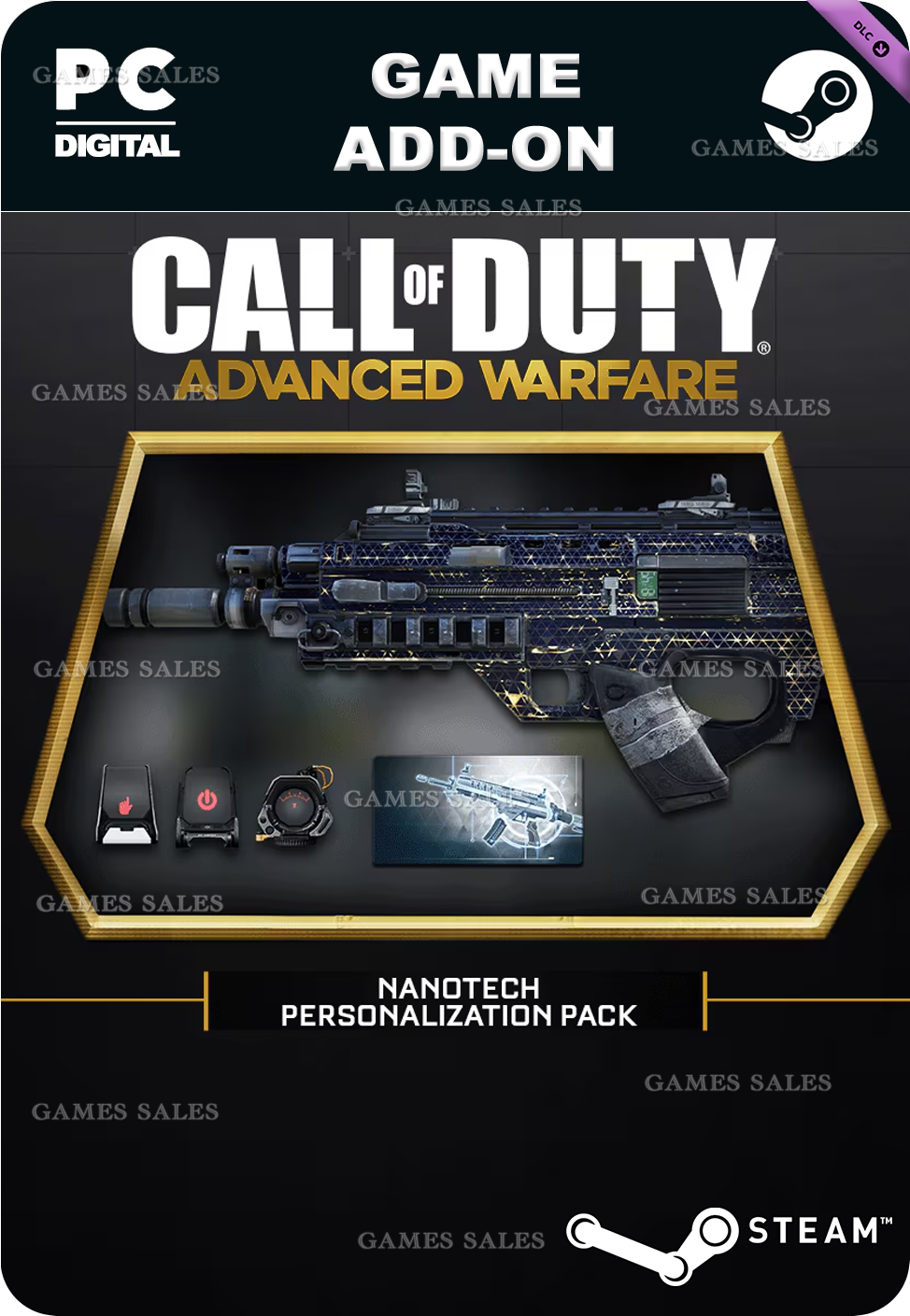 ✅💙COD ADVANCED WARFARE - NANOTECH PERSONALIZATION PACK