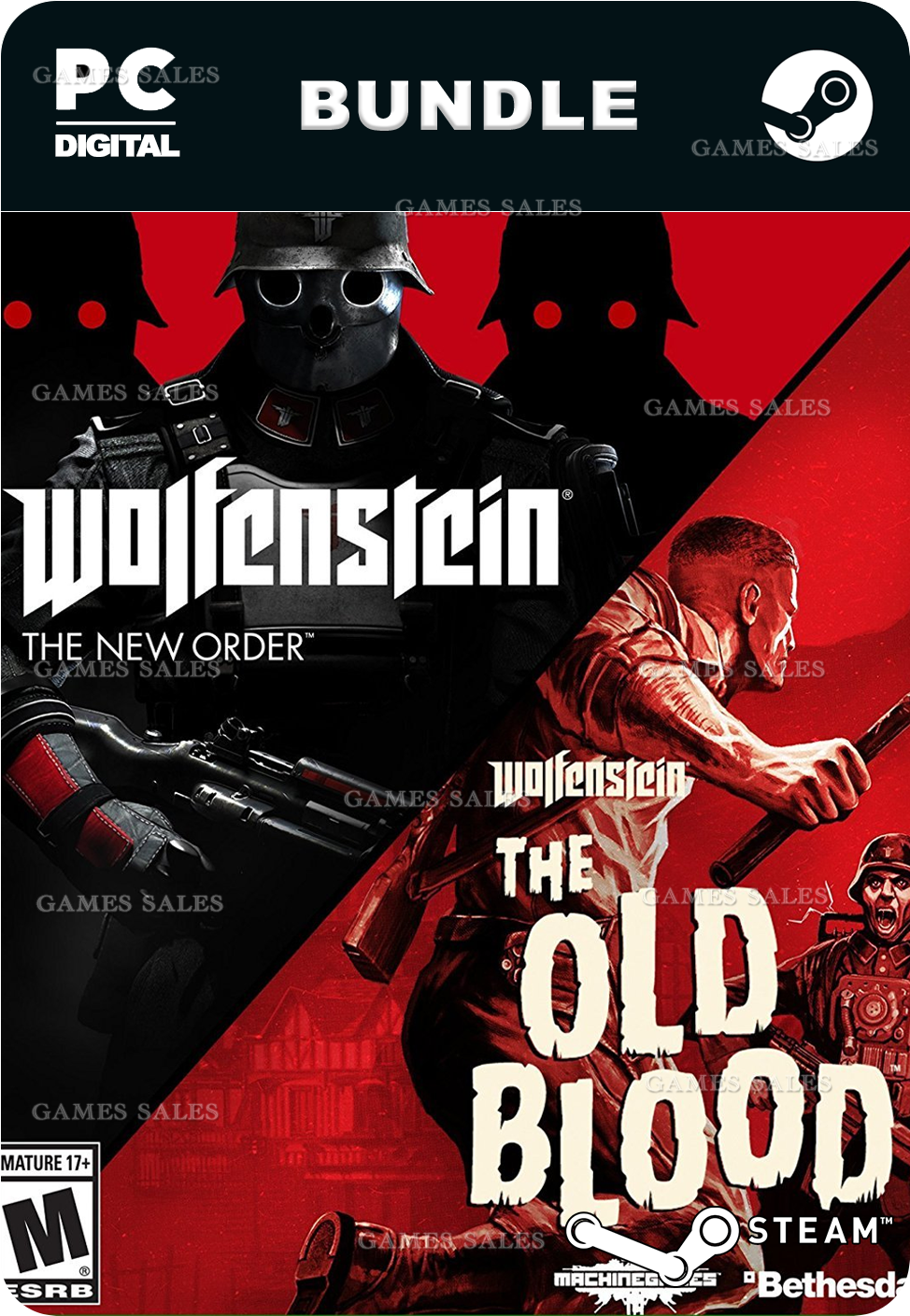 ✅💙WOLFENSTEIN: THE TWO PACK💙STEAM GIFT🤖АВТОДОСТАВКА