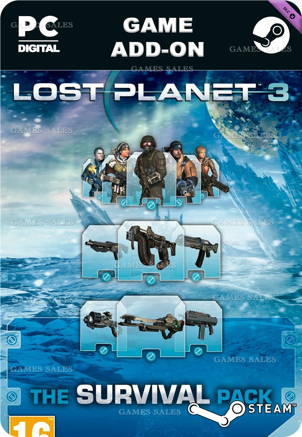 ✅💙LOST PLANET 3 - SURVIVAL PACK💙STEAM GIFT🤖АВТО