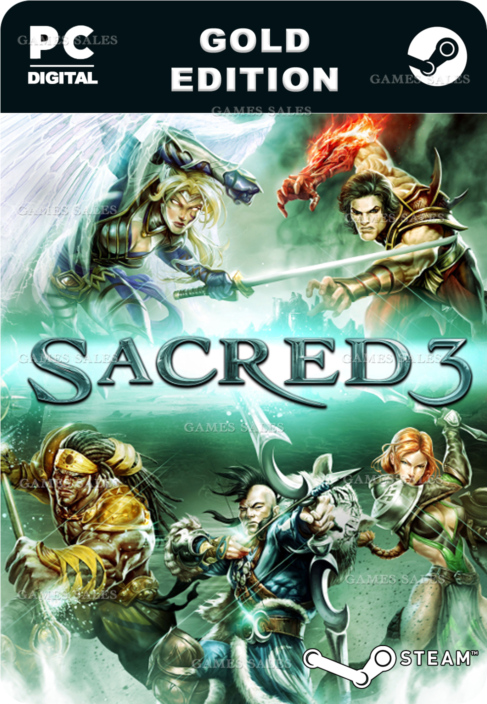 ✅💙SACRED 3 GOLD💙STEAM GIFT🤖АВТОДОСТАВКА🤖