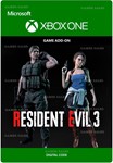 RESIDENT EVIL 3 НАБОР КЛАССИЧЕСКИХ КОСТЮМОВXBOXКЛЮЧ