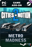 CITIES IN MOTION 2: METRO MADNESSSTEAM GIFT????АВТО
