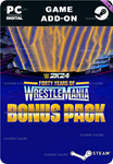 НАБОР WWE 2K24 FORTY YEARS OF WRESTLEMANIASTEAM