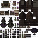 RPG MAKER MZ - CREEPY LAND TILESET PACK PLUSSTEAM - изображение № 8