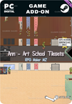 RPG MAKER MZ - ANN – ART SCHOOL TILESETSSTEAM GIFT