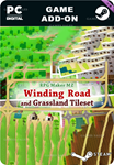 RPG MAKER MZ - WINDING ROAD AND GRASSLAND TILESET