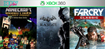 Batman Arkham O.B / Far Cry Classic + 4 игры | Xbox 360