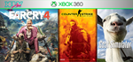 Far Cry 4 / CS:GO / Goat Simulator | XBOX 360 | перенос